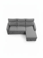 Sofa-lit sectionnel gris Olympe de TOCO Meubles avec méridienne réversible et fonction lit