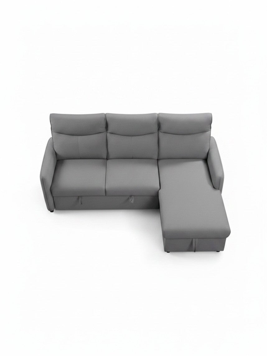 Sofa-lit sectionnel gris Olympe de TOCO Meubles avec méridienne réversible et fonction lit
