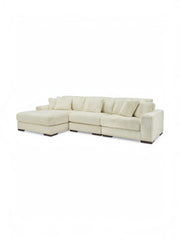 Sofa sectionnel 3 morceaux orienté vers la gauche / Beige