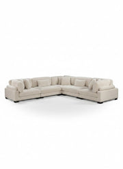 Beige / Sofa modulaire 5 morceaux