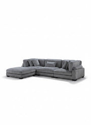 Gris / Sofa modulaire avec ottoman 4 morceaux