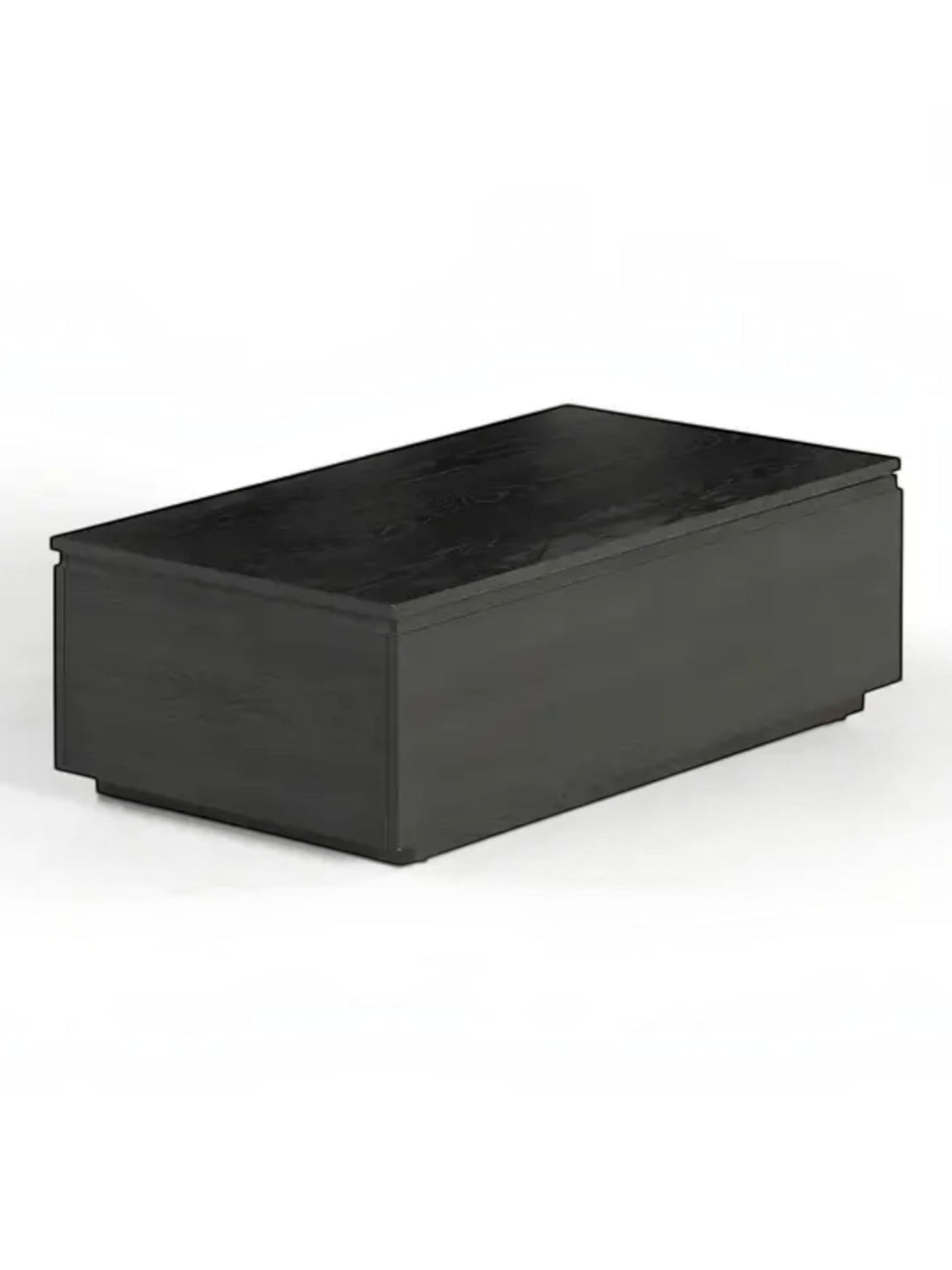 Table basse Transformer Table TOCO Meubles en bois massif hickory fumé avec plateau relevable et rangement intégré
