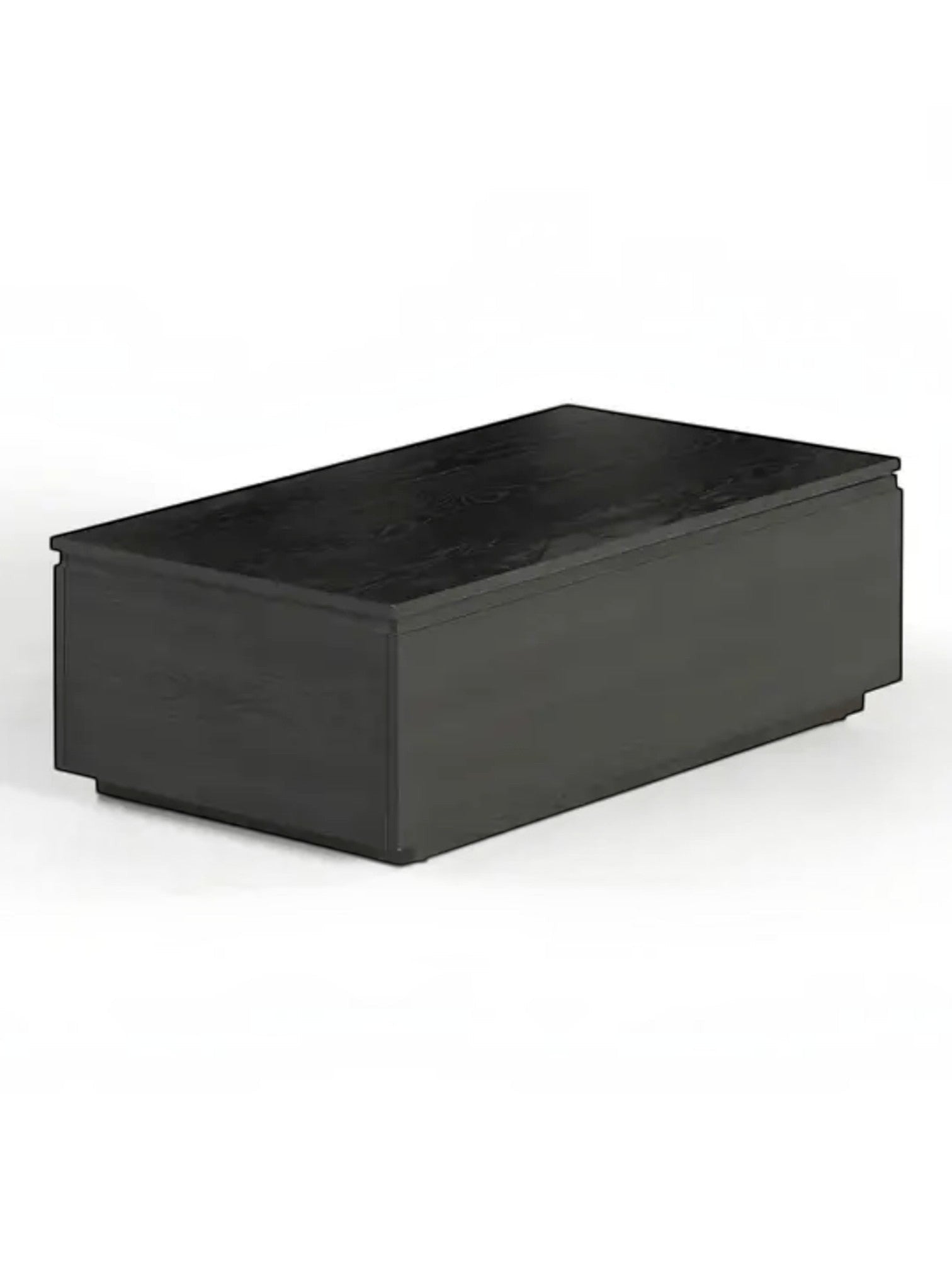 Table basse Transformer Table TOCO Meubles en bois massif hickory fumé avec plateau relevable et rangement intégré