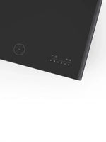 Table basse intelligente noire TOCO Meubles Party Time avec panneau de commande tactile et chargeur sans fil intégré