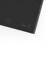 Table basse intelligente noire TOCO Meubles Party Time avec panneau de commande tactile et chargeur sans fil intégré