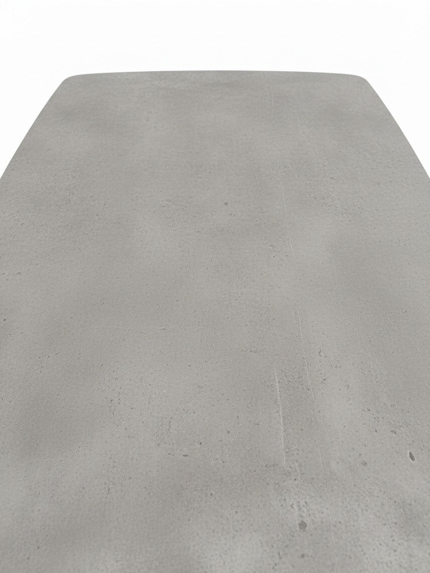 Plateau de table de salle à manger Belza gris effet béton par TOCO Meubles