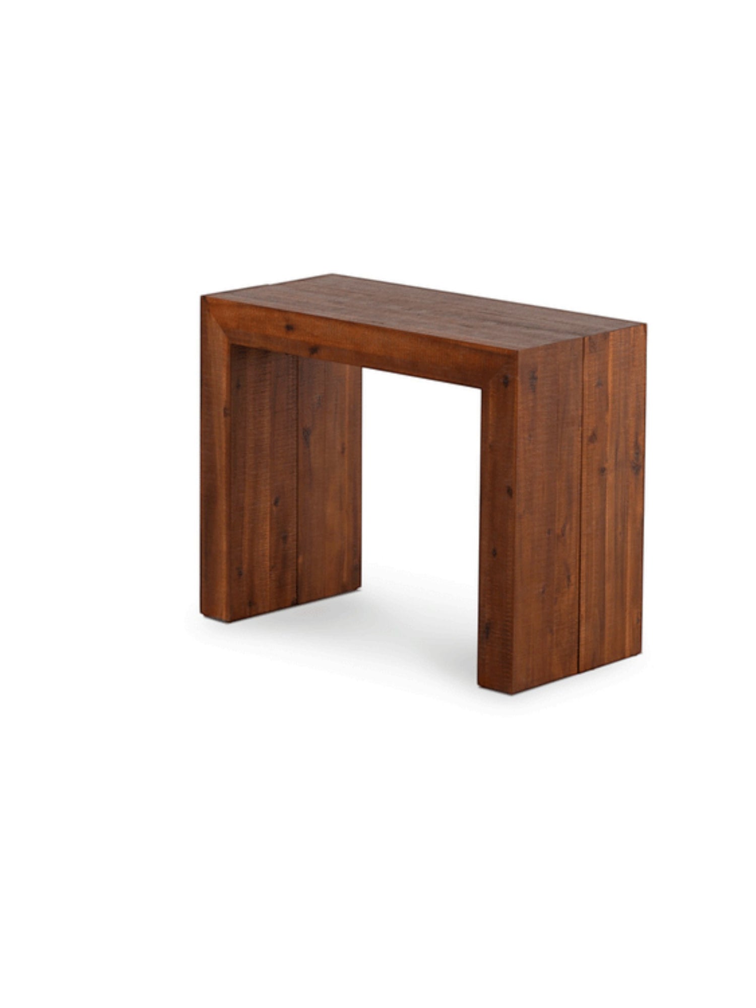 Table console extensible en bois de noyer américain Transformer Table de TOCO Meubles, design rustique