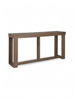 Table console Carito grise au design minimaliste et moderne par TOCO Meubles, idéale pour une entrée ou un salon.