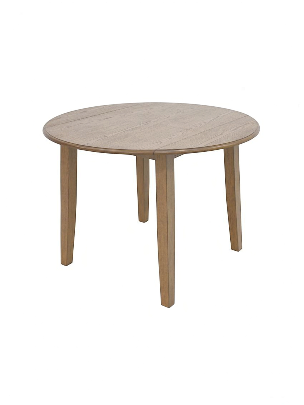 Table de salle à manger ronde Cora par TOCO Meubles en bois naturel avec panneaux rabattables et design moderne