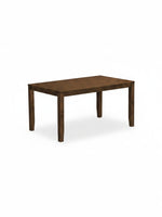 Table de salle à manger rectangulaire TOCO Meubles en placage de cerisier antique avec pieds en bois massif