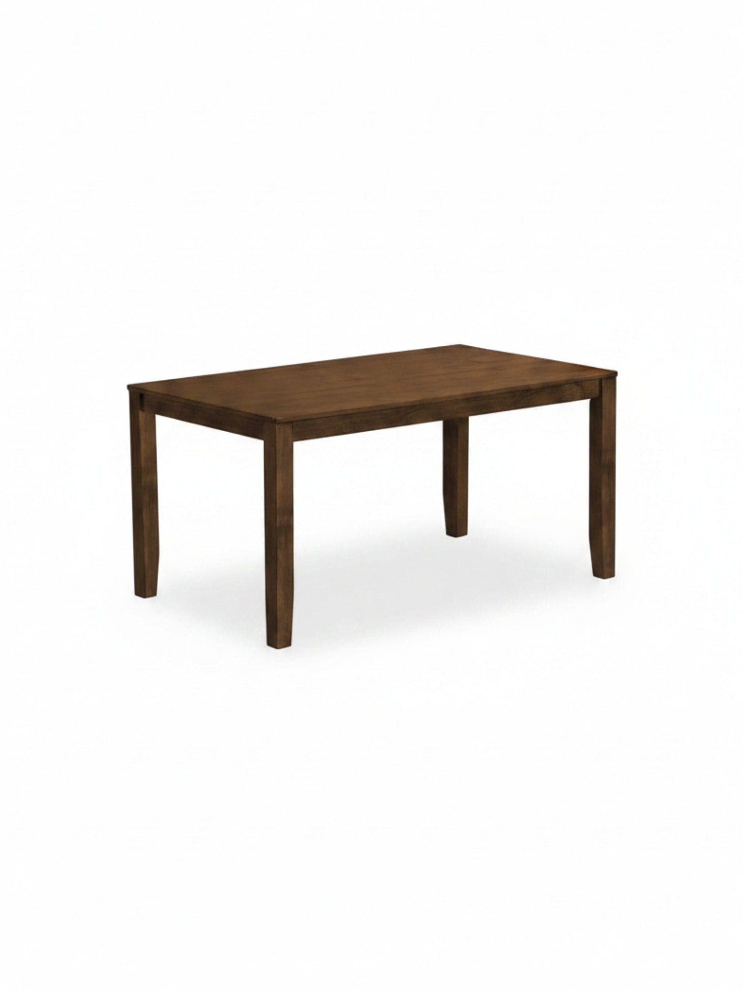 Table de salle à manger rectangulaire TOCO Meubles en placage de cerisier antique avec pieds en bois massif