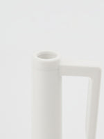 Vase en céramique blanche TOCO Meubles au design épuré avec anse latérale, finition mate élégante
