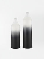 Vases Townley TOCO Meubles en métal blanc et noir avec finition dégradée élégante pour décoration intérieure