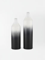 Vases Townley TOCO Meubles en métal blanc et noir avec finition dégradée élégante pour décoration intérieure