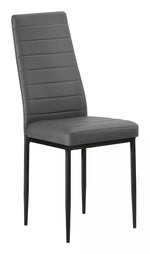 Chaise Remo gris foncé