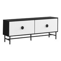 Meuble T.V - 60"L / Base en Métal Noir / #MO2733