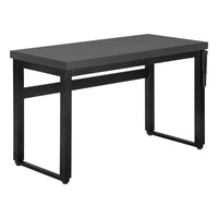 Bureau - 48"L / Hauteur Ajustable / Base Métal Noir / #MO7681