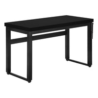 Bureau - 48"L / Hauteur Ajustable / Base Métal Noir / #MO7681