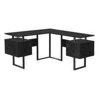Bureau - 58"L / Base Métal en Coin / #MO7695