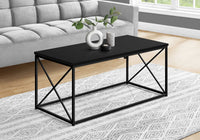 Table de Salon / 40"L / Métal Noir / #MO3781