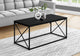 Table de Salon / 40"L / Métal Noir / #MO3781